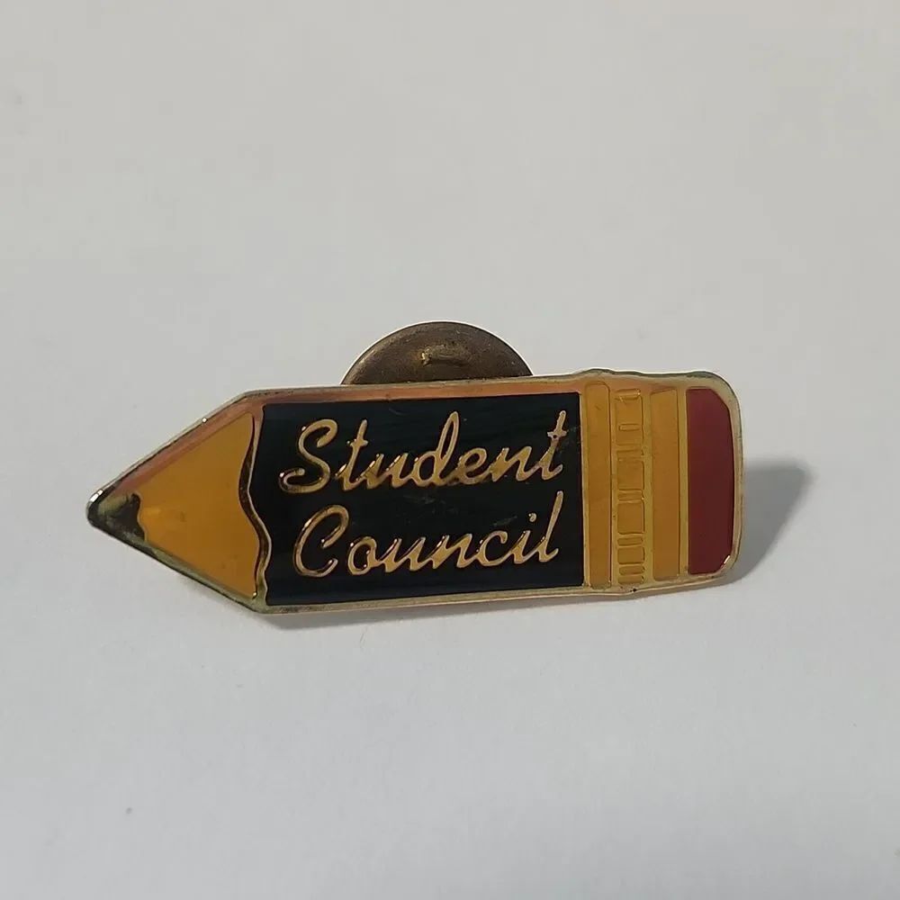 Pencil Shaped Student Council Pin